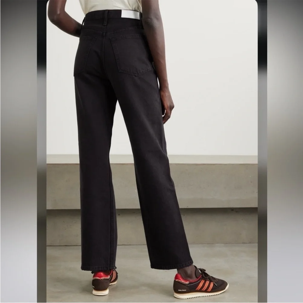 RE/DONE 90s High Rise Loose Jeans Button fly- Black